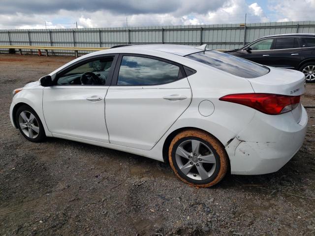 5NPDH4AE0DH387055 - 2013 HYUNDAI ELANTRA GLS WHITE photo 2