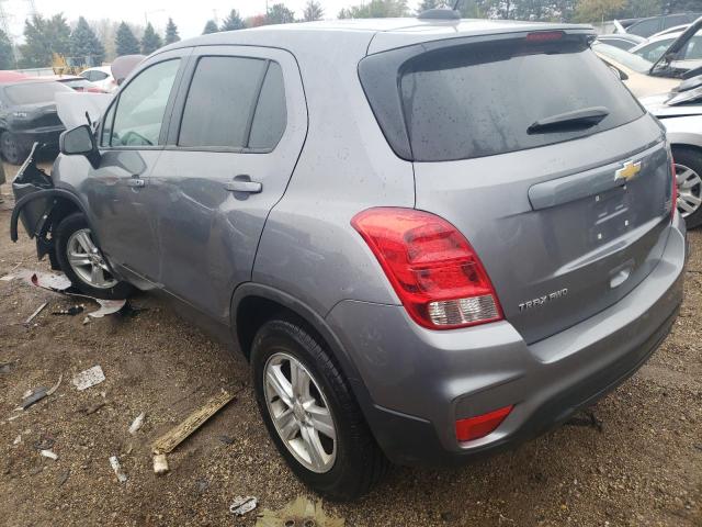 3GNCJNSB8LL182745 - 2020 CHEVROLET TRAX LS GRAY photo 2