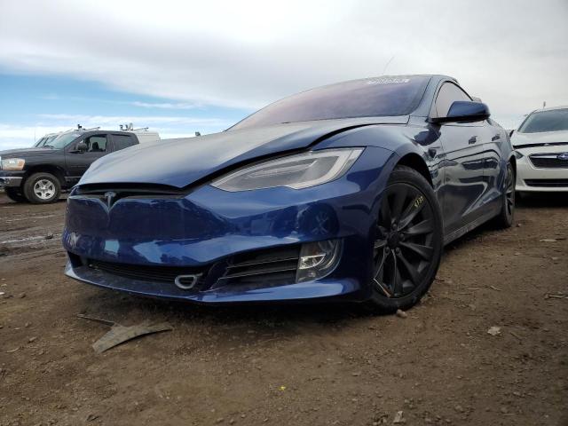 5YJSA1E20HF192488 - 2017 TESLA MODEL S ლურჯი ფოტო 1
