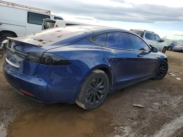 5YJSA1E20HF192488 - 2017 TESLA MODEL S ლურჯი ფოტო 3