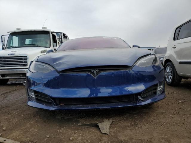 5YJSA1E20HF192488 - 2017 TESLA MODEL S ლურჯი ფოტო 5