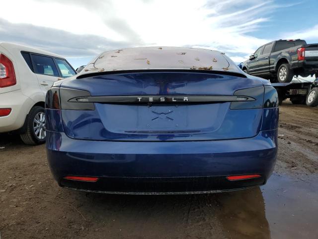 5YJSA1E20HF192488 - 2017 TESLA MODEL S ლურჯი ფოტო 6