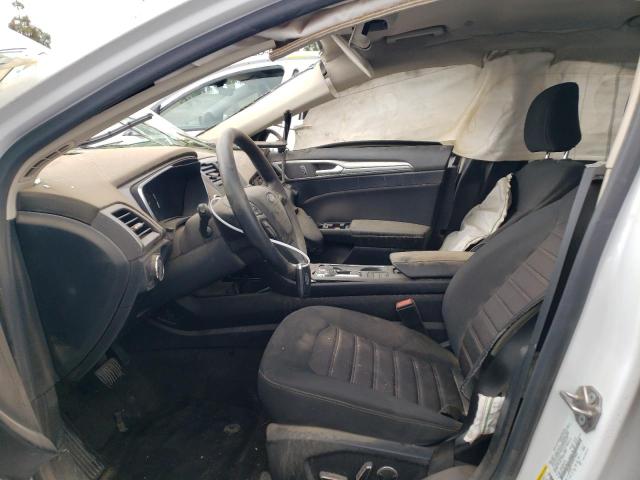 3FA6P0LU0LR213853 - 2020 FORD FUSION SE WHITE photo 7