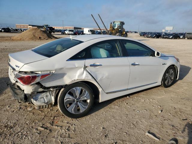 KMHEC4A41DA091166 - 2013 HYUNDAI SONATA HYBRID WHITE photo 3