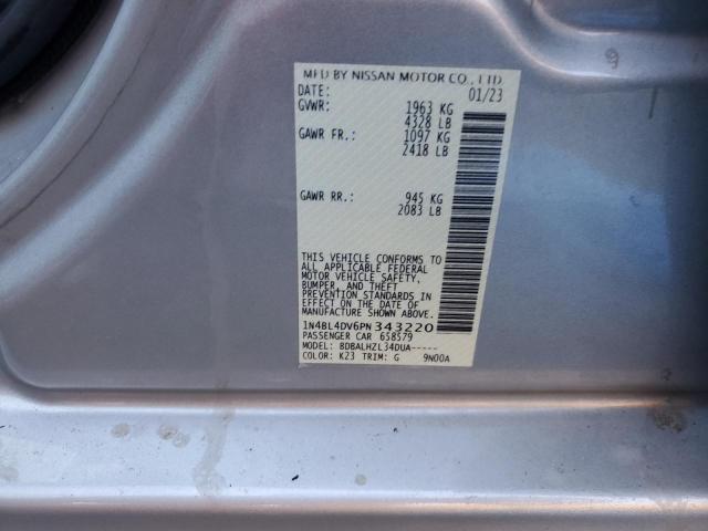 1N4BL4DV6PN343220 - 2023 NISSAN ALTIMA SV SILVER photo 12