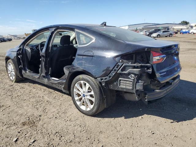 3FA6P0LU9KR175439 - 2019 FORD FUSION SE BLACK photo 2