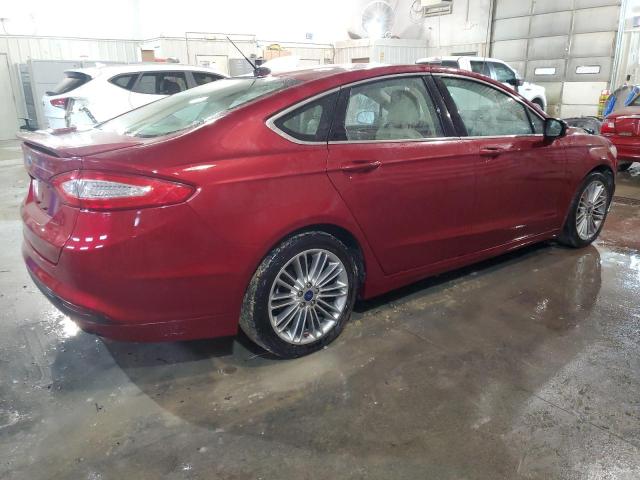 3FA6P0HD7FR293665 - 2015 FORD FUSION SE MAROON photo 3