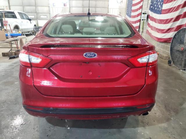 3FA6P0HD7FR293665 - 2015 FORD FUSION SE MAROON photo 6