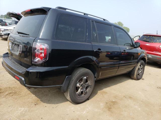 5FNYF185X7B001773 - 2007 HONDA PILOT EXL BLACK photo 3