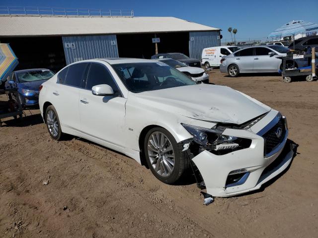 JN1EV7AP8JM364322 - 2018 INFINITI Q50 LUXE WHITE photo 4