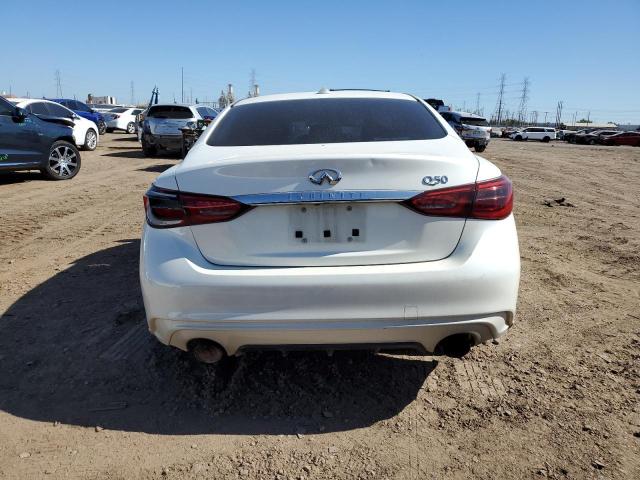 JN1EV7AP8JM364322 - 2018 INFINITI Q50 LUXE WHITE photo 6