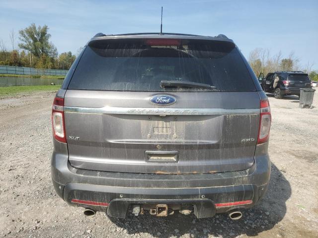 1FM5K8D80DGC09696 - 2013 FORD EXPLORER XLT GRAY photo 6