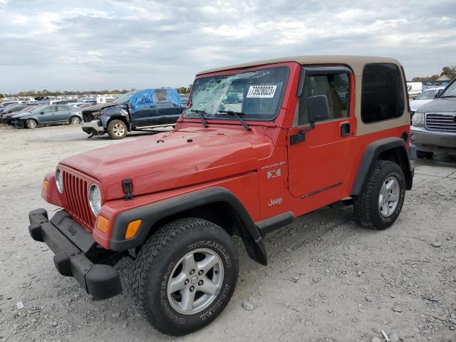 1J4FA39S52P771412 - 2002 JEEP WRANGLER / X RED photo 1