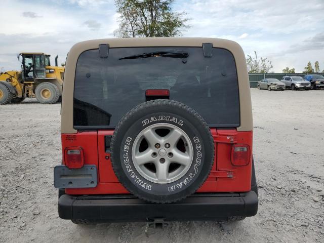 1J4FA39S52P771412 - 2002 JEEP WRANGLER / X RED photo 6