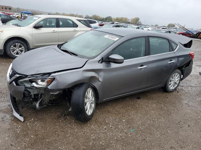 3N1AB7AP1JL627218 - 2018 NISSAN SENTRA S GRAY photo 1