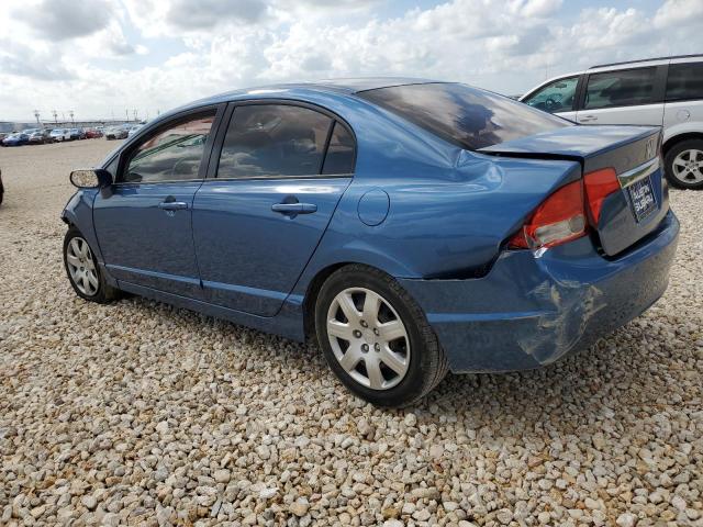 2HGFA1F5XAH302488 - 2010 HONDA CIVIC LX BLUE photo 2