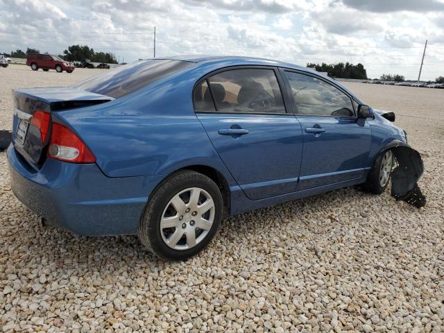 2HGFA1F5XAH302488 - 2010 HONDA CIVIC LX BLUE photo 3