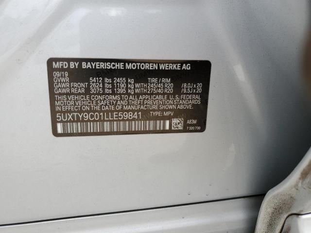 5UXTY9C01LLE59841 - 2020 BMW X3 XDRIVEM40I ვერცხლისფერი ფოტო 13