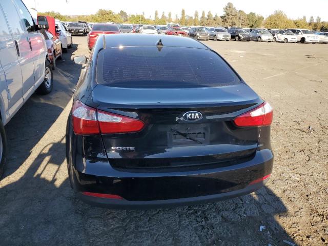 KNAFX4A68E5077738 - 2014 KIA FORTE LX BLACK photo 6