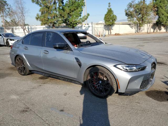 WBS33AY04PFP89350 - 2023 BMW M3 COMPETITION GRAY photo 4