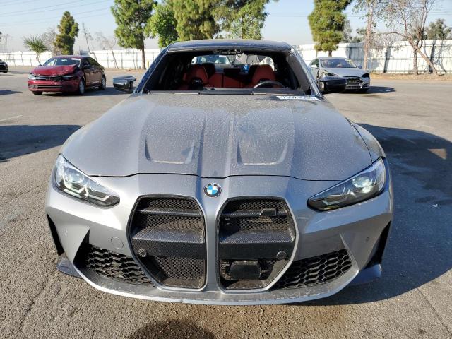 WBS33AY04PFP89350 - 2023 BMW M3 COMPETITION GRAY photo 5