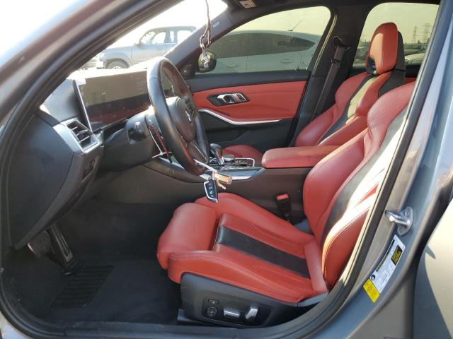 WBS33AY04PFP89350 - 2023 BMW M3 COMPETITION GRAY photo 7
