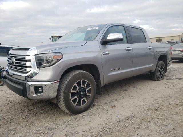 5TFHY5F10JX680144 - 2018 TOYOTA TUNDRA CREWMAX LIMITED SILVER photo 1