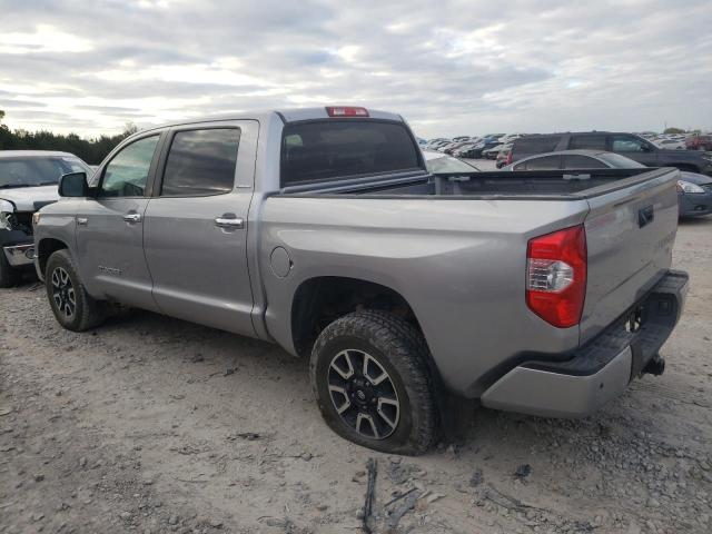 5TFHY5F10JX680144 - 2018 TOYOTA TUNDRA CREWMAX LIMITED SILVER photo 2