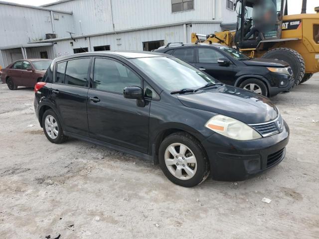 3N1BC13E38L447968 - 2008 NISSAN VERSA S BLACK photo 4