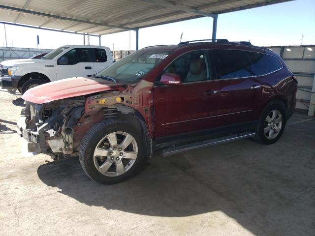 1GNKVJKD2GJ322795 - 2016 CHEVROLET TRAVERSE LTZ MAROON photo 1