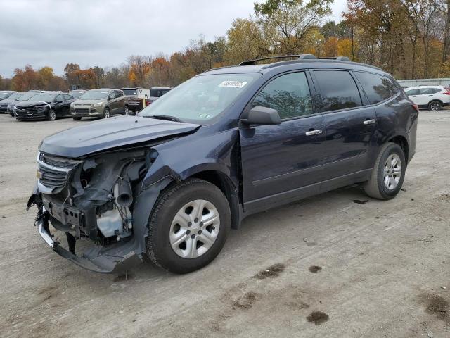 1GNKRFED2GJ115661 - 2016 CHEVROLET TRAVERSE LS BLUE photo 1