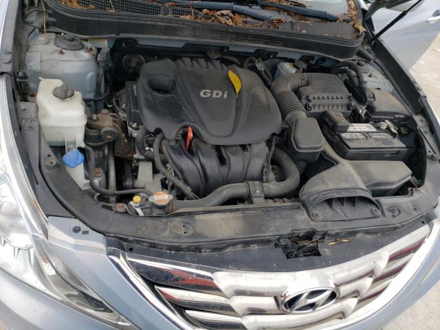 5NPEC4AC2CH482040 - 2012 HYUNDAI SONATA SE GRAY photo 11