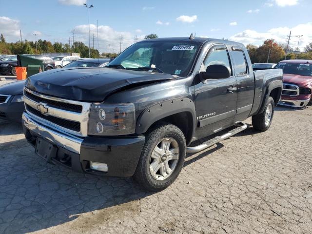 2GCEK19C171619840 - 2007 CHEVROLET SILVERADO K1500 BLACK photo 1