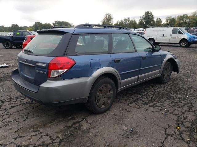 4S4BP60CX87307529 - 2008 SUBARU OUTBACK BLUE photo 3