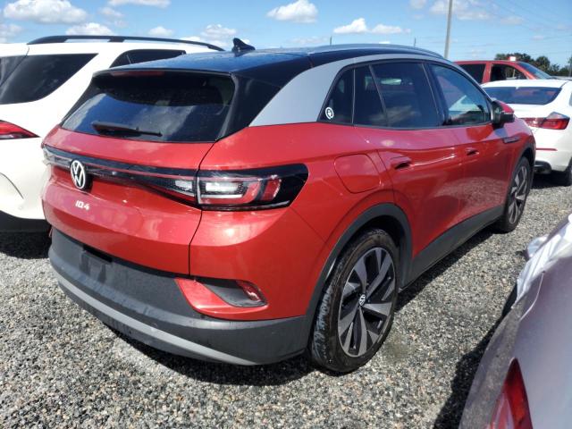 WVGKMPE22MP060001 - 2021 VOLKSWAGEN ID.4 PRO S RED photo 3