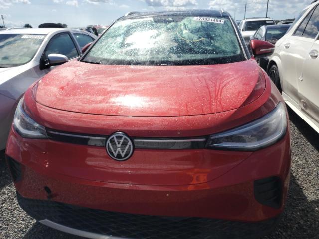 WVGKMPE22MP060001 - 2021 VOLKSWAGEN ID.4 PRO S RED photo 5
