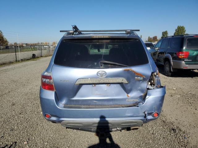 JTEEW44A882013136 - 2008 TOYOTA HIGHLANDER HYBRID LIMITED BLUE photo 6