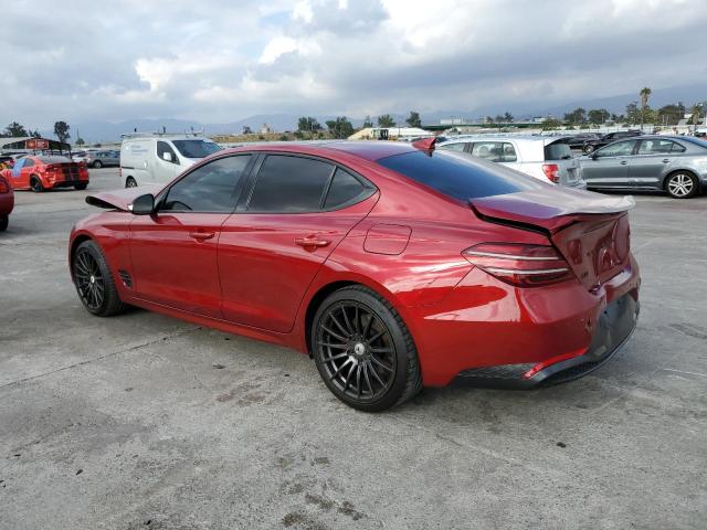 KMTG34TA1NU099981 - 2022 GENESIS G70 BASE RED photo 2