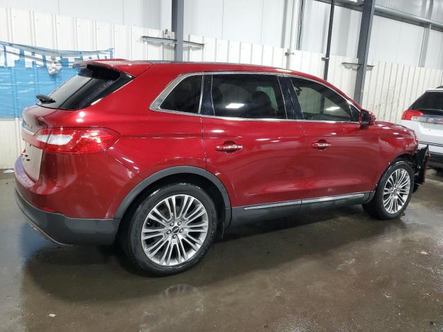 2LMPJ6LR8HBL15423 - 2017 LINCOLN MKX RESERVE RED photo 3