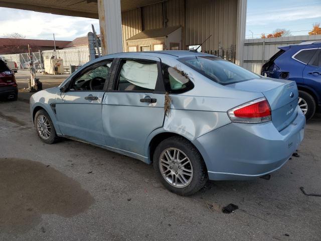 1FAHP35N68W161360 - 2008 FORD FOCUS SE BLUE photo 2