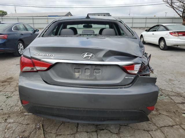 5NPEC4AC5EH862959 - 2014 HYUNDAI SONATA SE GRAY photo 6