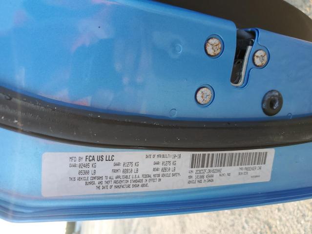 2C3CDZFJ3KH522002 - 2019 DODGE CHALLENGER R/T SCAT PACK BLUE photo 13