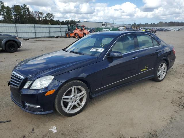 WDDHF5KB4DA677670 - 2013 MERCEDES-BENZ E 350 BLUE photo 1