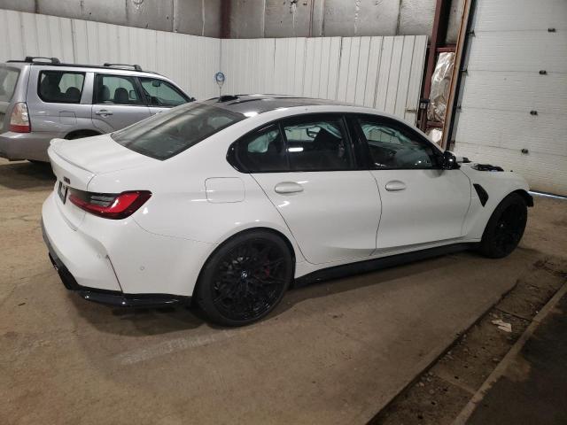 WBS43AY06RFR56699 - 2024 BMW M3 COMPETITION WHITE photo 3