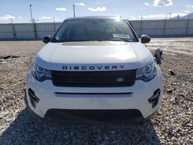 SALCR2BG2GH555254 - 2016 LAND ROVER DISCOVERY HSE WHITE photo 5