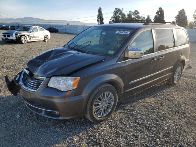 2C4RC1CG0FR520596 - 2015 CHRYSLER TOWN & COU TOURING L GRAY photo 1