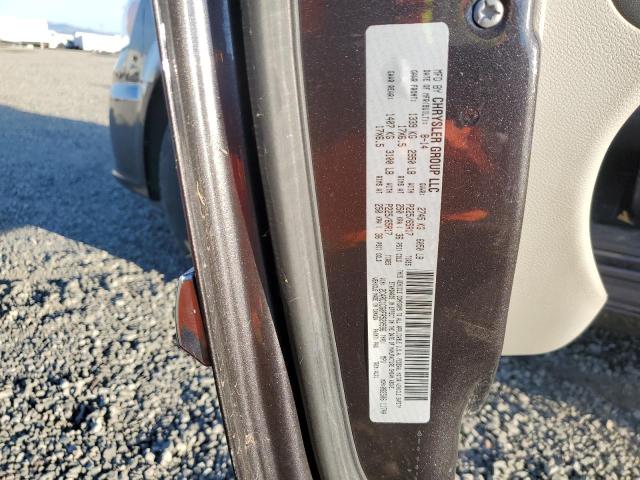 2C4RC1CG0FR520596 - 2015 CHRYSLER TOWN & COU TOURING L GRAY photo 13