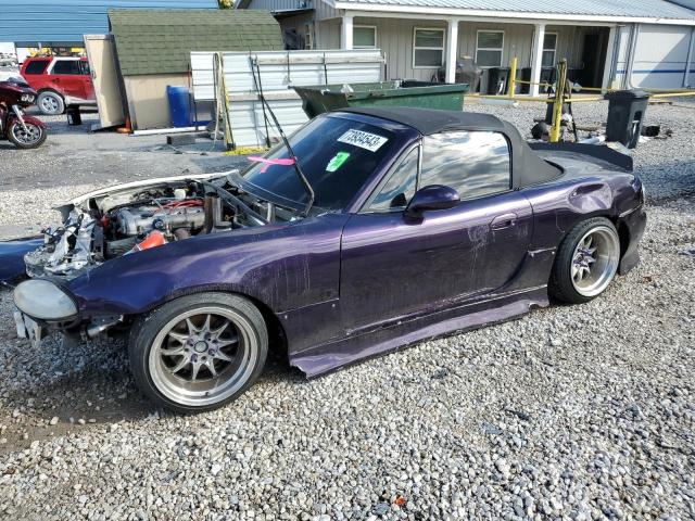 JM1NB3536Y0147570 - 2000 MAZDA MX-5 MIATA BASE PURPLE photo 1