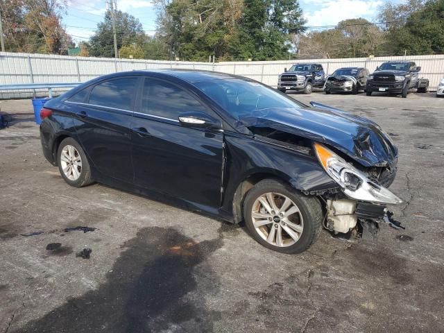 5NPEB4AC4EH881764 - 2014 HYUNDAI SONATA GLS BLACK photo 4