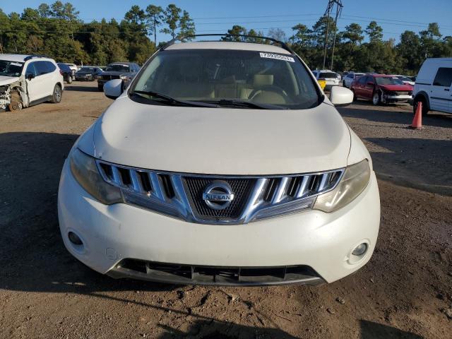 JN8AZ18U79W012961 - 2009 NISSAN MURANO S WHITE photo 5